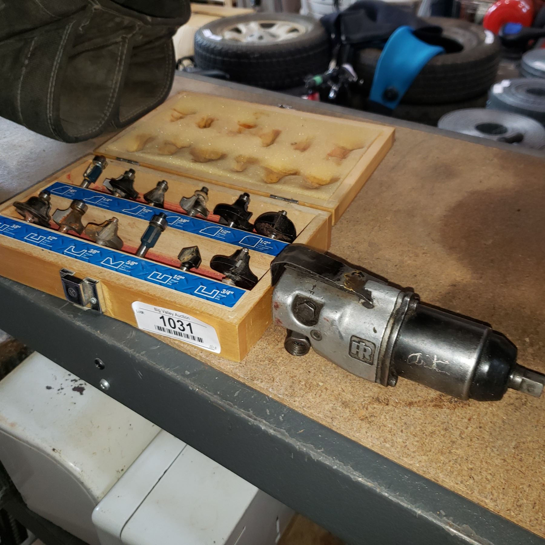 Mastercraft Router Bits Kit MASTERCRAFT ROUTER BIT SET AND INGERSOL RAND IMPACT TOOL