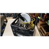 Image 1 : Crate of garburator and retractable extension cord