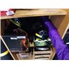 Image 1 : LOT OF KIDS CLEATS, SNOWBOARD BOOTS, KITE