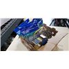 Image 1 : Box of braidied hoses, tape gun and more