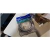 Image 2 : Box of braidied hoses, tape gun and more