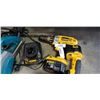 Image 3 : 2 Dewalt 14.4v drills and charger with makita power planer