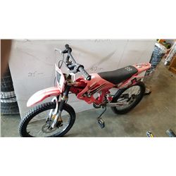 RED MOTOBIKE BICYCLE