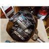 Image 2 : Box of new lug nuts sets and pneumatic tools