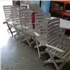 Image 1 : 5 ROVER GARDEN WHITE PATIO CHAIRS