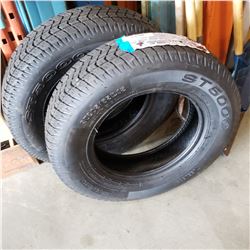 Pair of Hercules st5000 st205/75 d15 tires