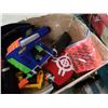 Image 2 : Box of nerf velcro tag set and nerf guns