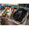 Image 1 : 2 trays of electrical wire and hardware