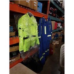 Size 50 fireproof coveralls and dirttracks padded motocross jacket