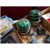 Image 2 : 2 Boxes of emergency lights and beacons with tray of fittings and clips
