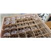 Image 2 : TRAY OF CHAMPAGNE GLASSES, TRAY OF MARTINI GLASSES AND BOX OF WINE GLASSES