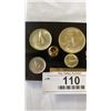 Image 2 : 1967 CANADIAN CENTENNIAL COINS IN HOLDER .800 SILVER