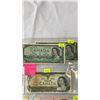 Image 2 : 5 CANADIAN BILLS - 1954, 1967, 1973 1 DOLLAR BILLS, AND 1954, 1986  2 DOLLAR BILLS