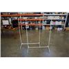 Image 1 : 2 WHITE METAL CLOTHING RACKS