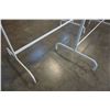 Image 2 : 2 WHITE METAL CLOTHING RACKS