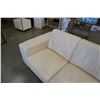 Image 3 : WHITE LEATHER SOFA