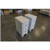 Image 2 : Pair of white MCM nightstands