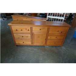 PINE 7 DRAWER DRESSER