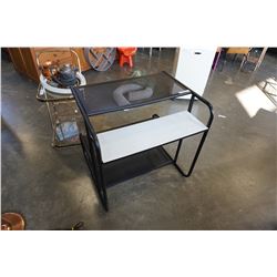 BLACK METAL DESK