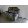 Image 14 : BRAND NEW MODERN VELVET 3 PIECE SOFA SET W/ DROP DOWN CONSOLE AND ROCKING RECLINER - RETAIL $2899
