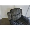 Image 19 : BRAND NEW MODERN VELVET 3 PIECE SOFA SET W/ DROP DOWN CONSOLE AND ROCKING RECLINER - RETAIL $2899
