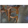 Image 3 : 2 BENTWOOD SWIVEL STOOLS