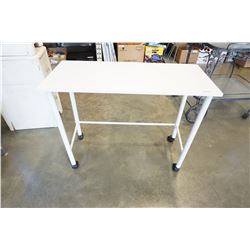 WHITE ROLLING DESK