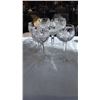 Image 2 : CRYSTAL WINE GLASSES, BC CREST GLASSES AND 2 POLISH CRYSTAL DECANTERS