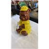 Image 2 : EASTERN FISH LIDDED CONTAINER - EGG SHAPED AND BEAR COOKIE JAR