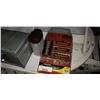 Image 2 : VINTAGE UNION SUPER STEEL TOOL BOX, ROTARY TOOL KIT,  ETC