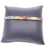 Image 1 : 14Kt Gold Channel Set Semi Precious Bracelet. 13.50Cts