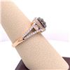Image 2 : 14Kt Gold 1.04Cts Choco & White Natural Diamonds Ring