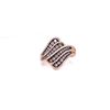 Image 2 : 14Kt Gold 1.10Cts Choco & White Natural Diamonds Ring
