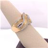 Image 3 : 14Kt Gold 0.53Cts Natural Diamonds Ring