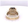 Image 3 : 14Kt Gold Natural Diamonds Ring 1.15Cts Round, Emerald Cut & Princess Cut Diamonds