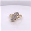 Image 2 : 14Kt Gold Natural Diamonds Ring 0.75Cts Round Diamonds