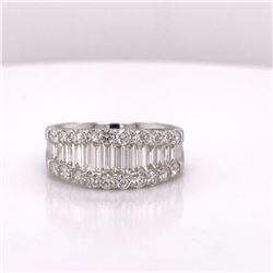 14Kt Gold. 1.84Ct Natural Diamonds Ring