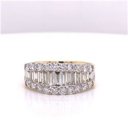14Kt Gold 1.93Ct Natural Diamonds Ring