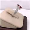 Image 3 : 14Kt Gold. Natural 0.88Ct Ruby & 0.40Ct Diamonds Ring