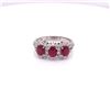 Image 1 : 14Kt Gold. Natural 1.35Ct Ruby & 0.70Ct Diamond Ring