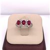 Image 3 : 14Kt Gold. Natural 1.35Ct Ruby & 0.70Ct Diamond Ring