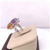 Image 5 : 14Kt Gold Natural 10.30Cts Multi Semi Precious And 0.21Ct Diamond Ring