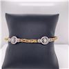 Image 1 : 14Kt Gold. Natural 2.00Ct Diamonds Bracelet