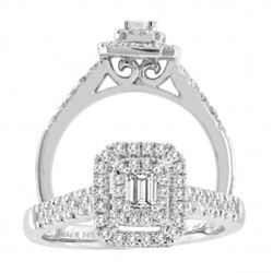 14Kt Diamond Ring 0.50ct Total Weight Diamonds