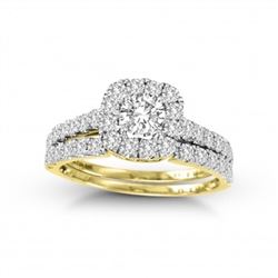 14Kt Diamond Ring with FREE Band 1.00CTt Total Weight