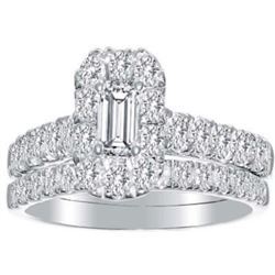 14Kt Diamond Ring with FREE Band 1.00CTt Total Weight Diamonds