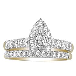 14kt Diamond Ring with FREE Band 1.00Ct Total Weight Diamonds