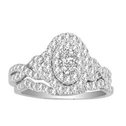 14kt Diamind Ring with FREE Band 1.00Ct Total Weight Diamonds
