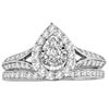 Image 1 : 14kt Diamond Ring with FREE Band 0.96Ct Total Weight Diamonds