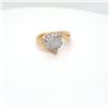 Image 2 : 18kt Diamind Ring 0.61Ct Total Weight Diamonds